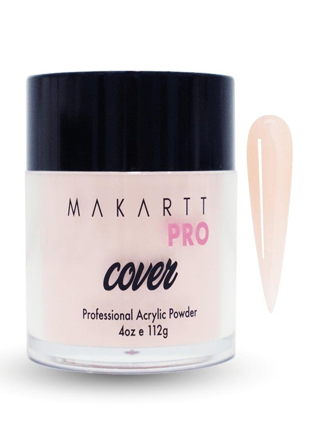 MakarttPro بودرة أكريليك ماكارت برو - 112 غ/4 أونصة لتغطية الأظافر وتطويلها، مثالية لفنيي الأظافر المحترفين - اللون: لوزي كريمي - Image 1